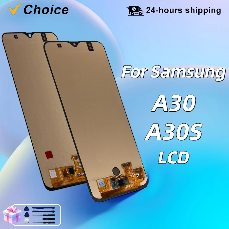SUPER AMOLED 6 4 &quotдля Samsung galaxy A30 LCD SM-A305F/DS дисплей для A30S сенсорный экран дигитайзер A307