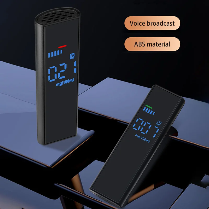 Портативный цифровой алкотестер Lenovo с ЖК-дисплеем, перезаряжаемый карманный анализатор дыхания для безопасности в автомобиле (art.: 3920dbc146901) - 3920dbc146901
