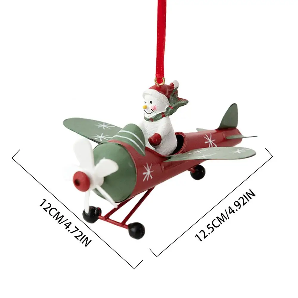 

Ретро железный Санта/Снеговик на самолете waasoscon