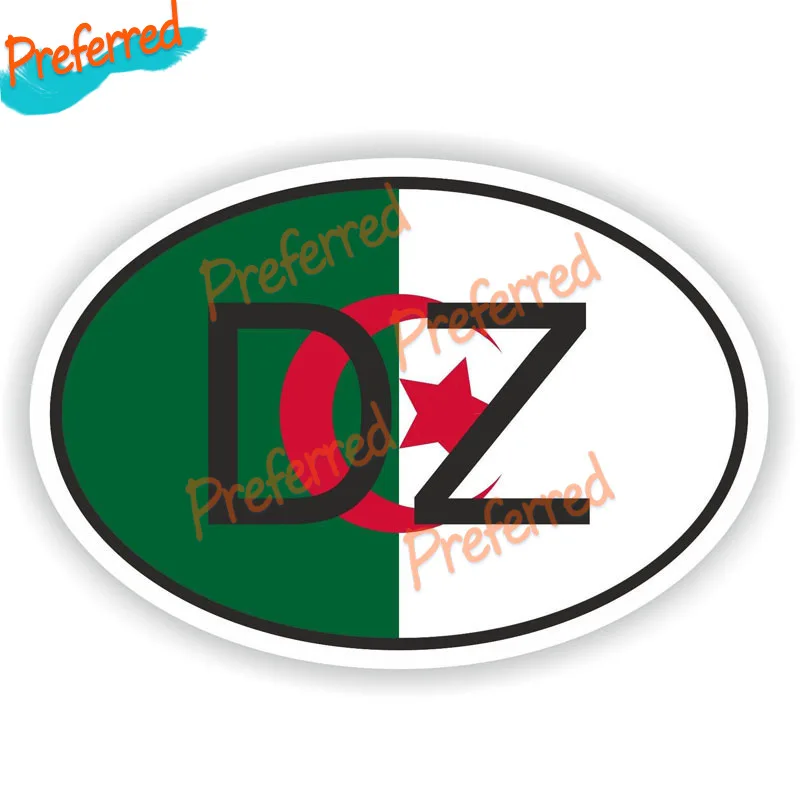 

Креативная Этикетка из Алжира, африканская страна, наклейка на мотокросс, гоночный стиль, Виниловая наклейка на багажник автомобиля, высечка