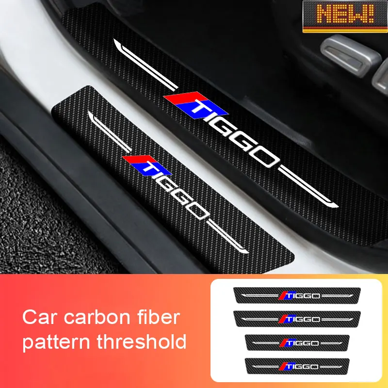 

Car Door Anti Scratch Threshold For Chery Tiggo 2005-2021 Door Scratch Resistant Carbon Fiber Sticker Protection Strip