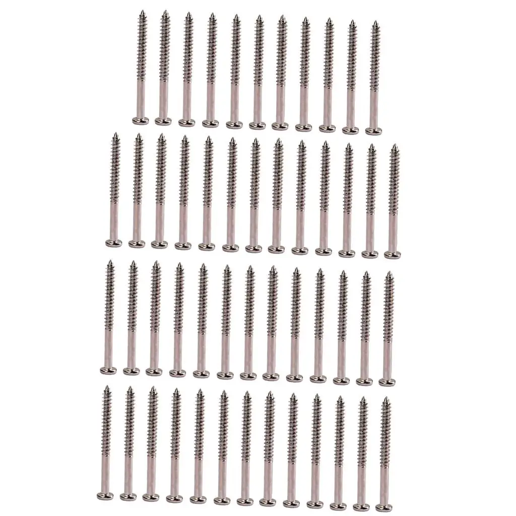 50 шт. монтажный винт звукоснимателя для бас-гитары замены звукоснимателей JB P90