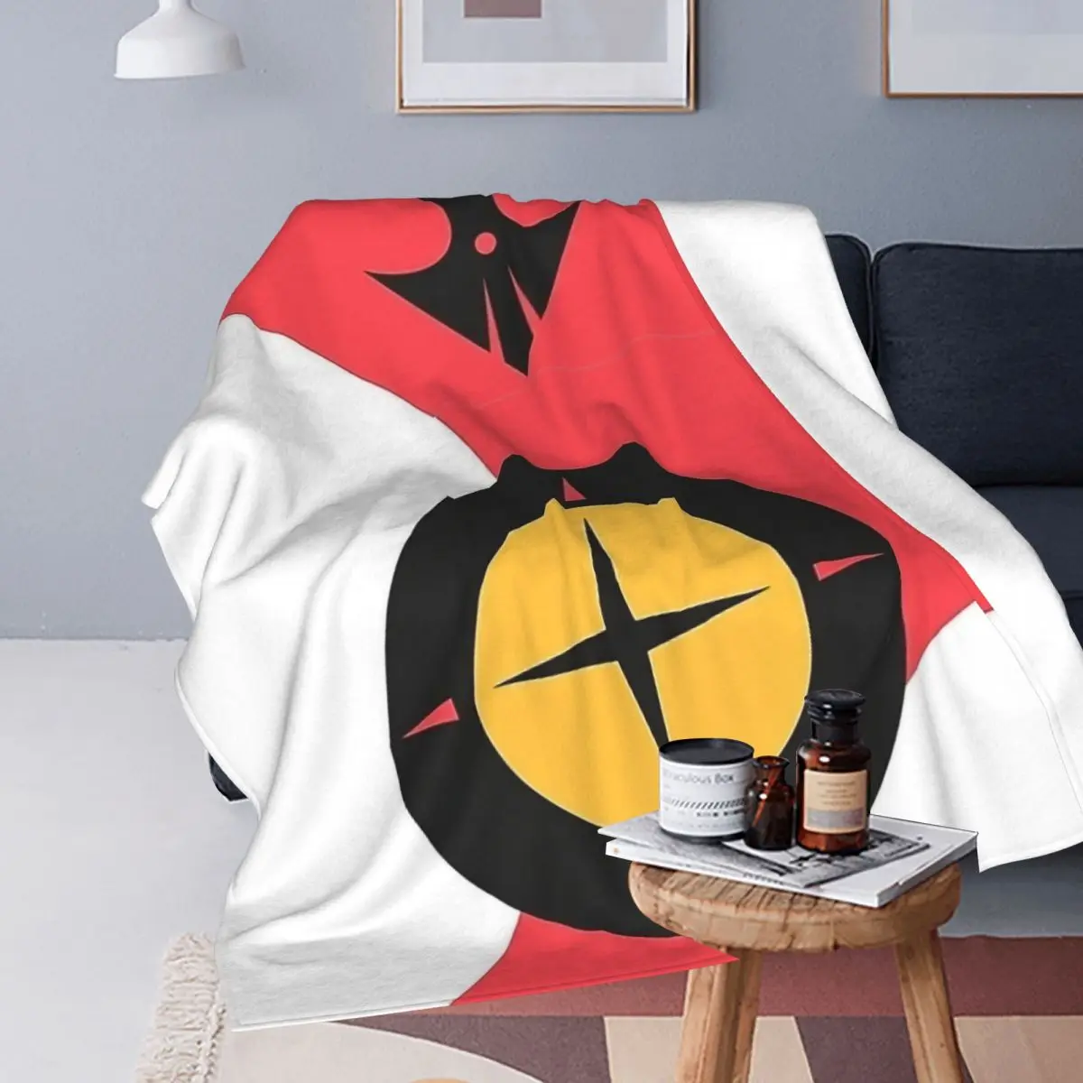 Нечеткие одеяла Helluva Blitzo Duffle винтажные пледы для дивана постельные