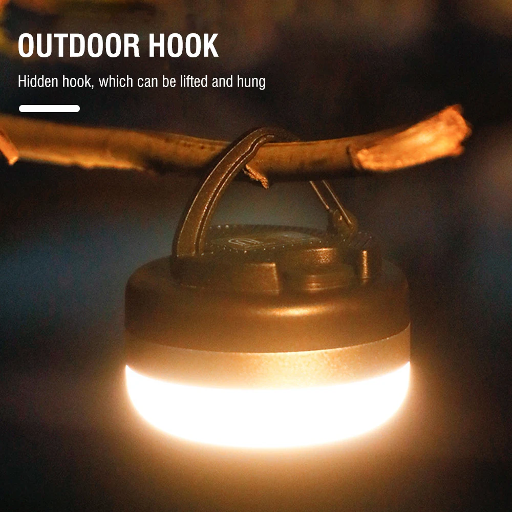 BORUiT Led Camping Light Multi-function Hanging Lantern USB-C Charging Tent Light Outdoor Waterproof Working Light Fishing Light enlarge