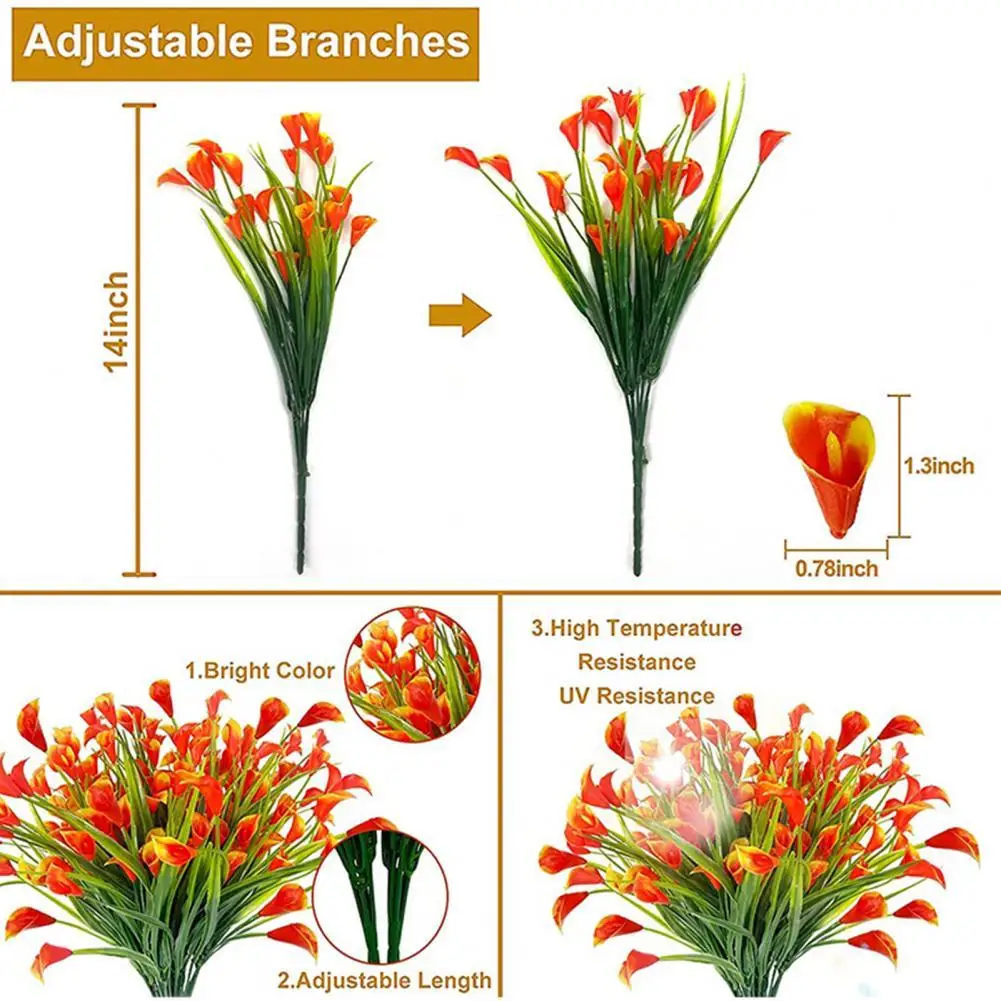 

Пластиковый красивый яркий внешний вид, искусственный цветок, легкий цвет, не выцветает, домашний декор