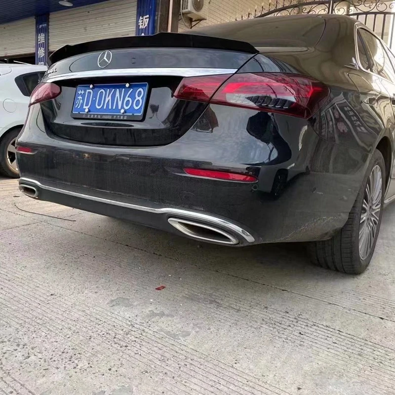 

Задний спойлер багажника крыло багажника губа для Mercedes-Benz новый E-Class W213 E250 E300 E43 E63 V Седан 4 двери 2021 ABS