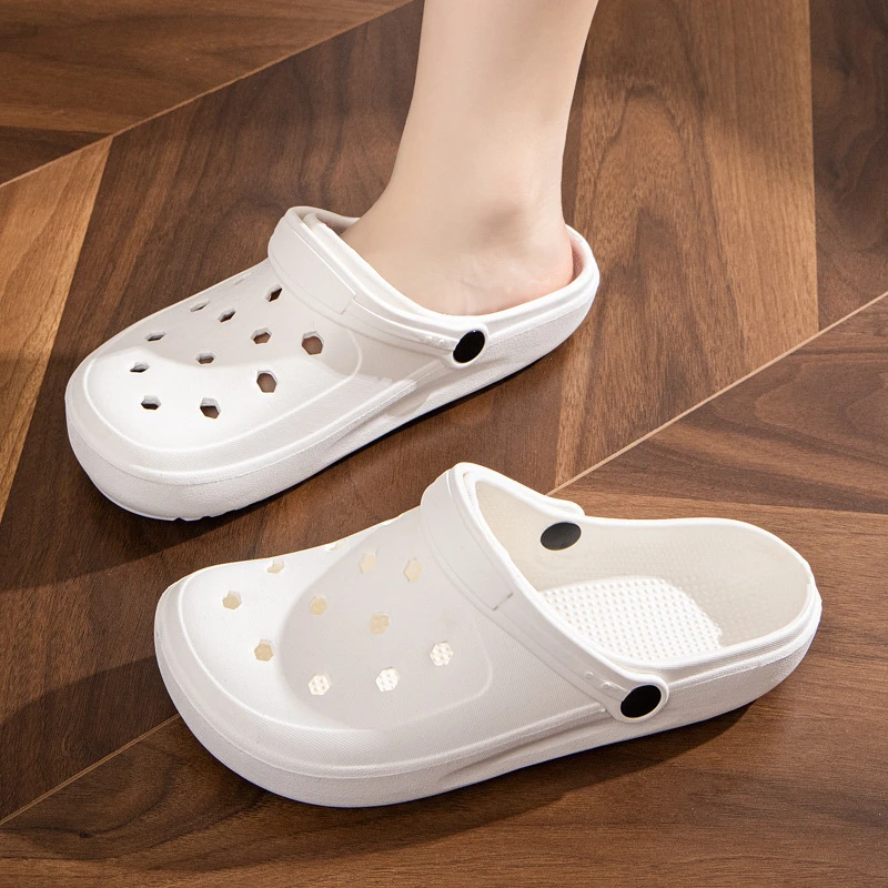 

2023 New summer non-slip garden shoes men's and women's beach shoes drifting shoes Women's slippers