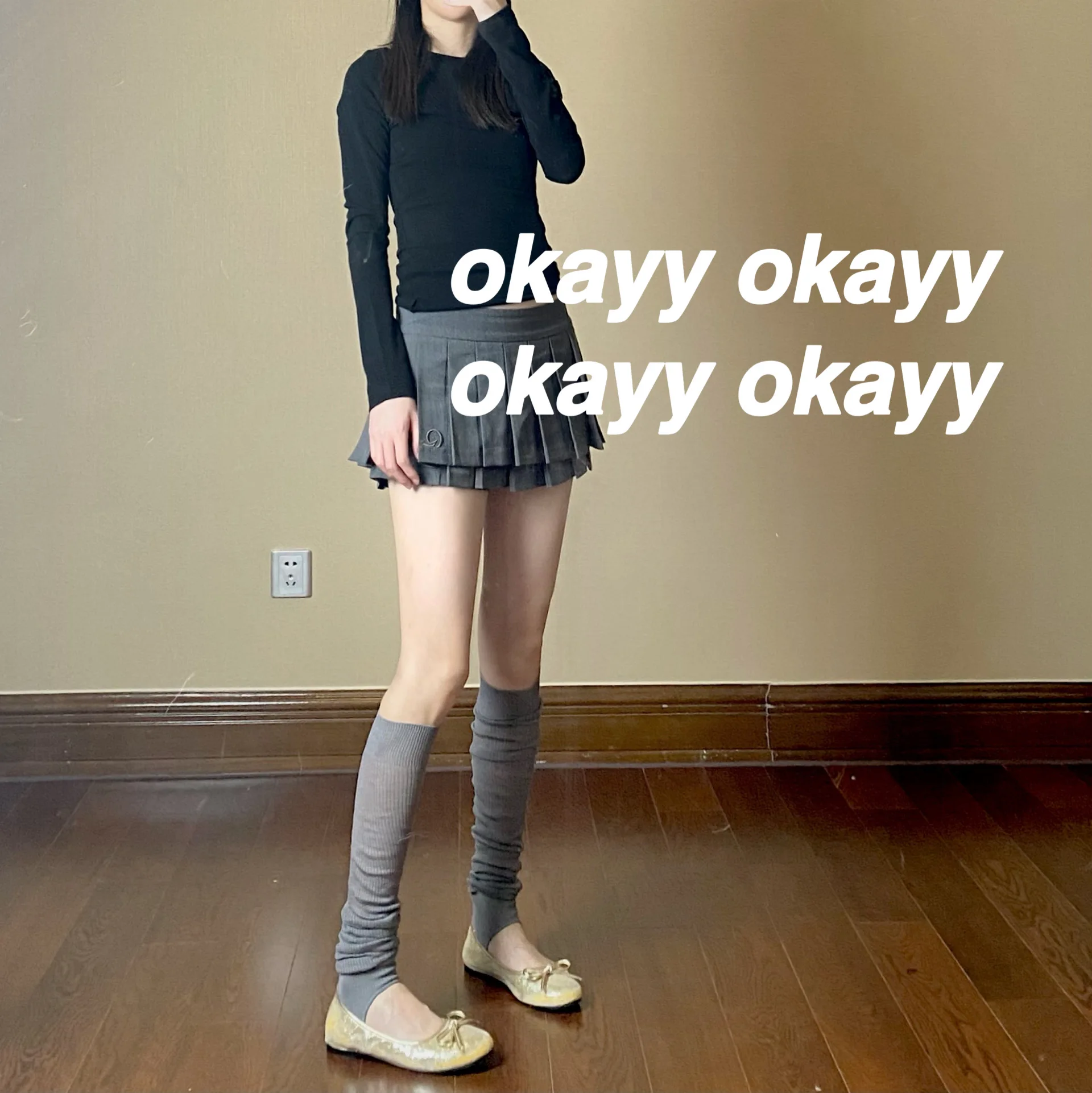 Балетки Sle Stepping Heel тонкие прозрачные ворсовые носки чулки выше колена шелковые