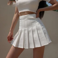 pleated skirt woman pink white black lolita kawaii summer mini skirts plus size 2021 fashion clothing cute sweet girls