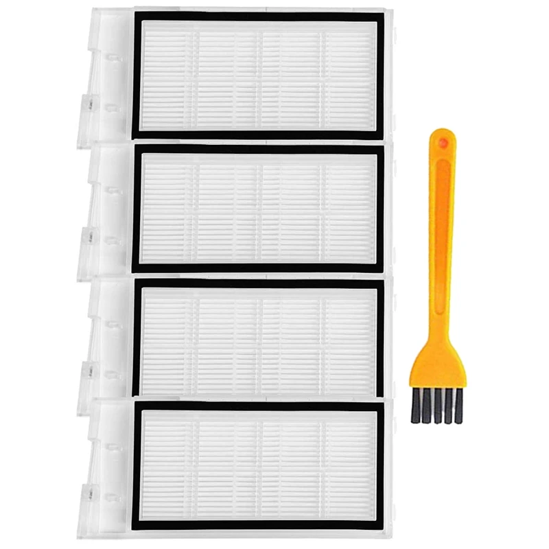 

4pcs HEPA Filter Accessories for Xiaomi ROIDMI EVE Plus Robot Vacuum Cleaner Spare Parts Replacement Accessories