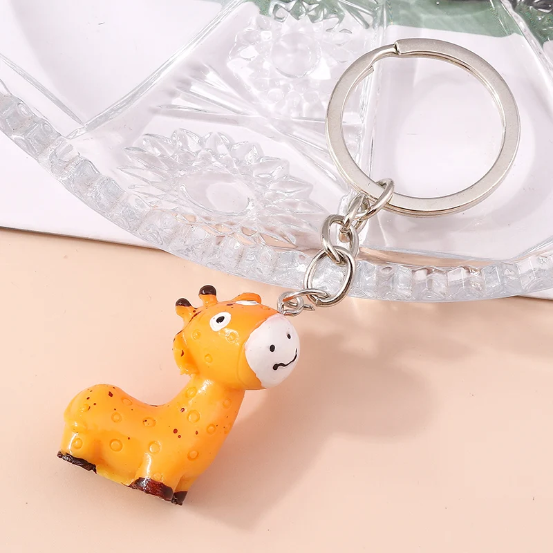 Брелки для ключей в виде животных из смолы женщин подростков |