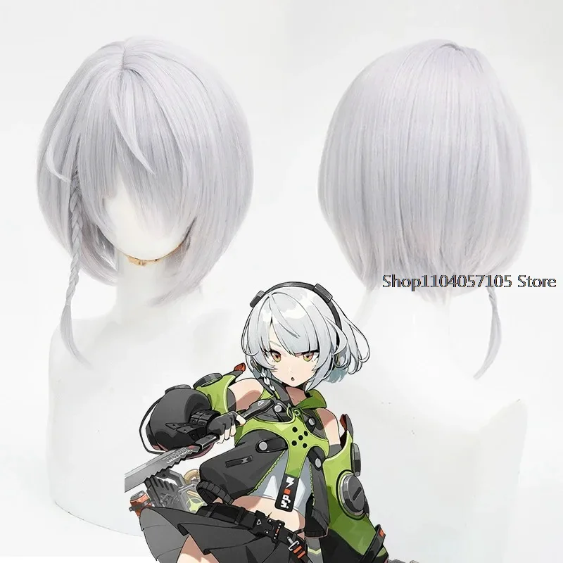 Zenless Zone Zero Anby Demara Косплей Костюм Парик Униформа Платье Юбка Реквизит для