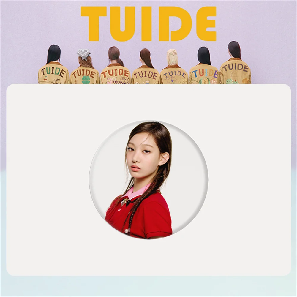 Фотоброшь TUIDE из жести, 6 см, высокое качество, стиль INS, HD-печать, украшение для сумок, подарок ЭЛЕНЕ ДЖИ САКИ СЕОХИ (art.: 3920dce4b451f) - 3920dce4b451f