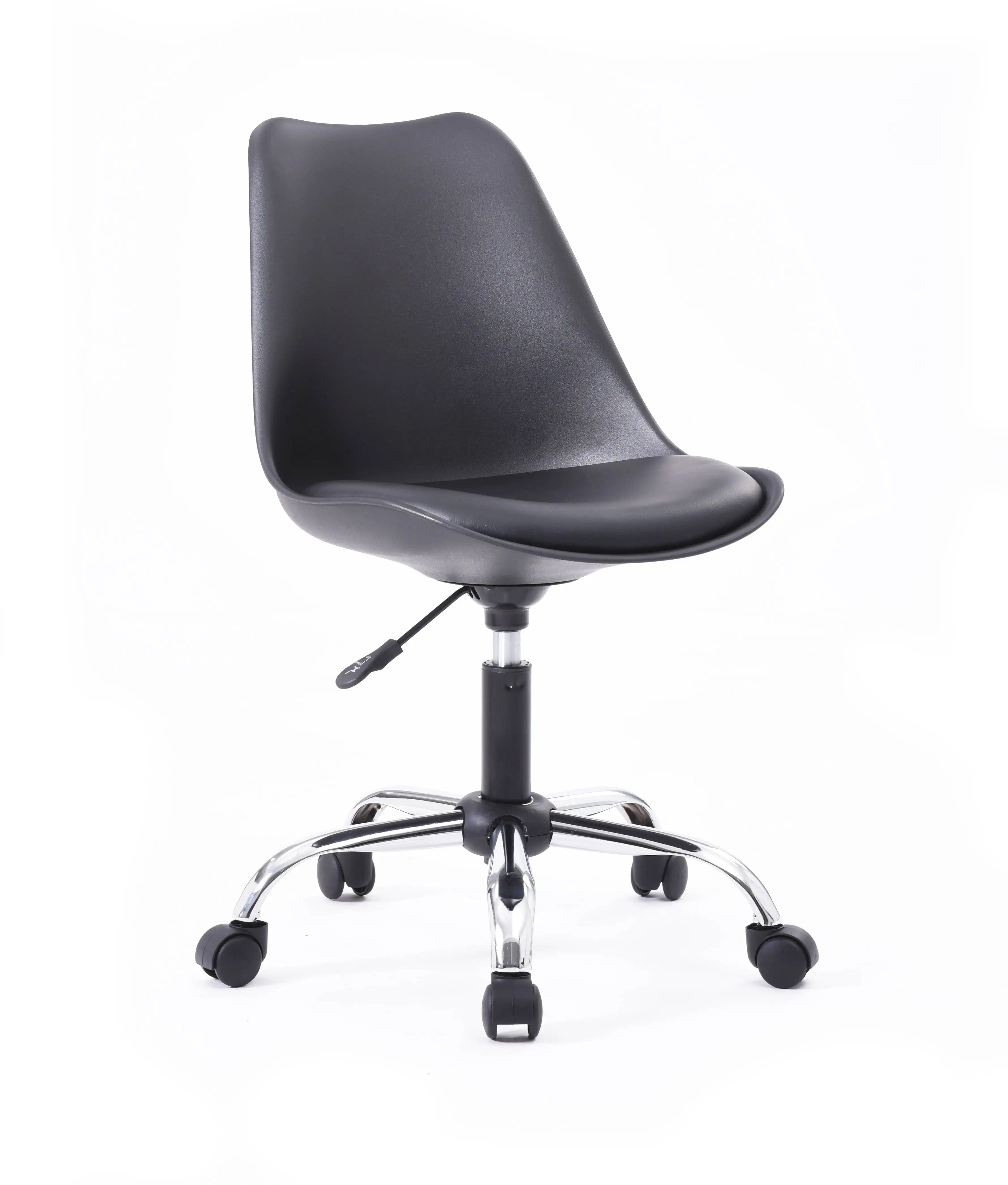 

Офисное кресло без подлокотников с подушкой для сиденья, черное