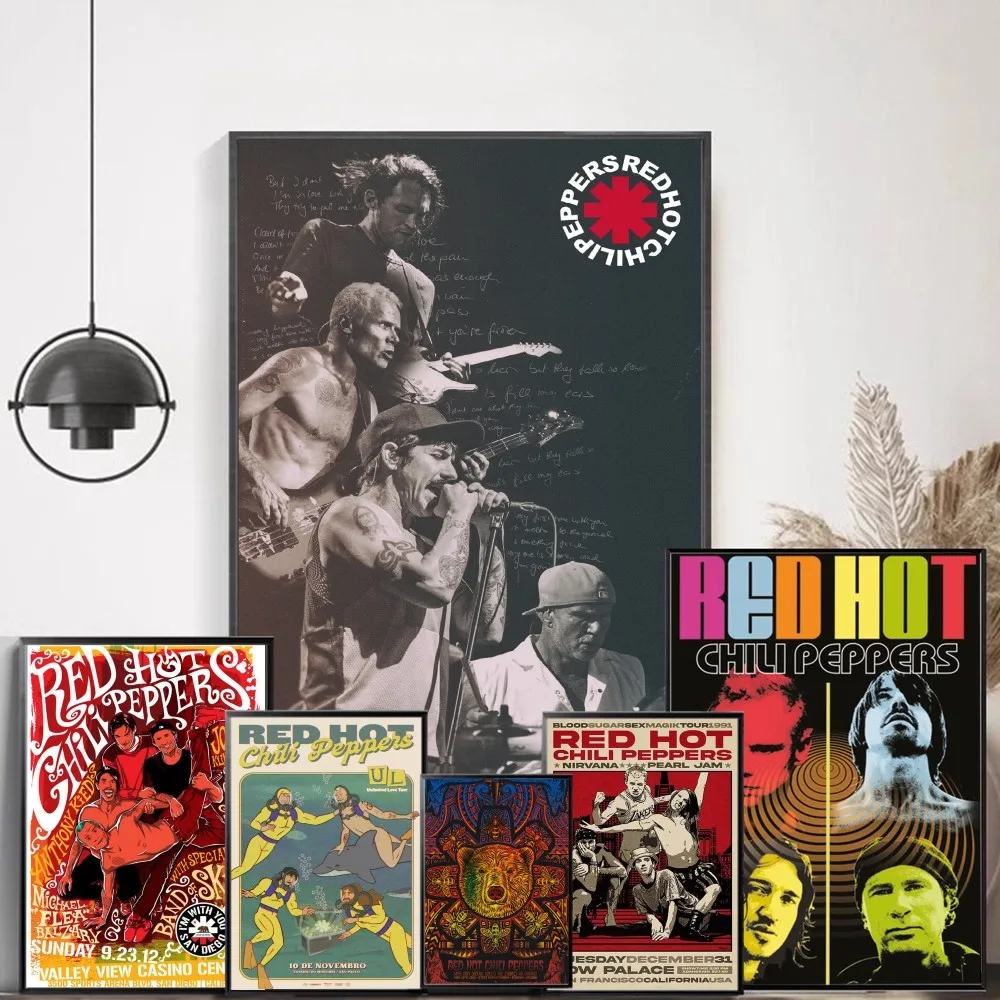 Плакат R-Red Hot-Chili Peppers из белой бумаги плакат высокого качества настенная живопись