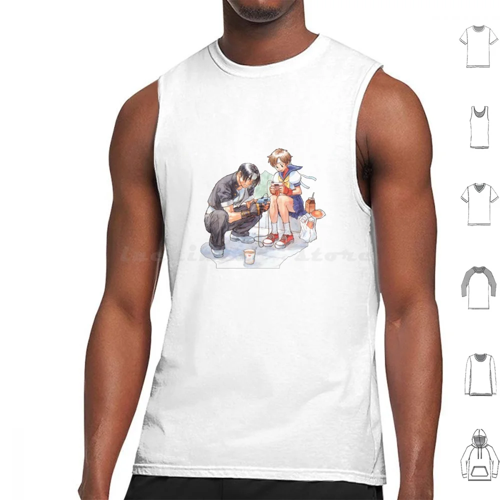 

Retro Gaming Inside Retro Gaming Tank Tops Vest Sleeveless Snk Arcade Neo Geo Fight Videogames King Of Fighters Ryu Neogeo
