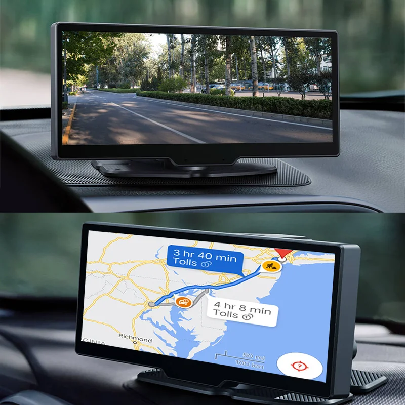 Видеорегистратор автомобильный на Android 8 1 4G ADAS 10 26 дюйма Wi-Fi GPS 4 + 32 ГБ | Автомобили и