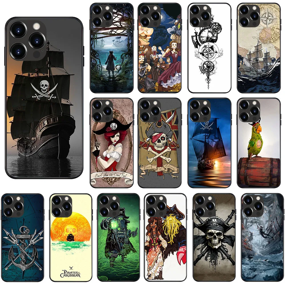 Мягкий чехол IT-54 с изображением пиратов Карибского моря для Huawei Mate Y5P Y6 Y6S Y6P Y7 Y7A Y9