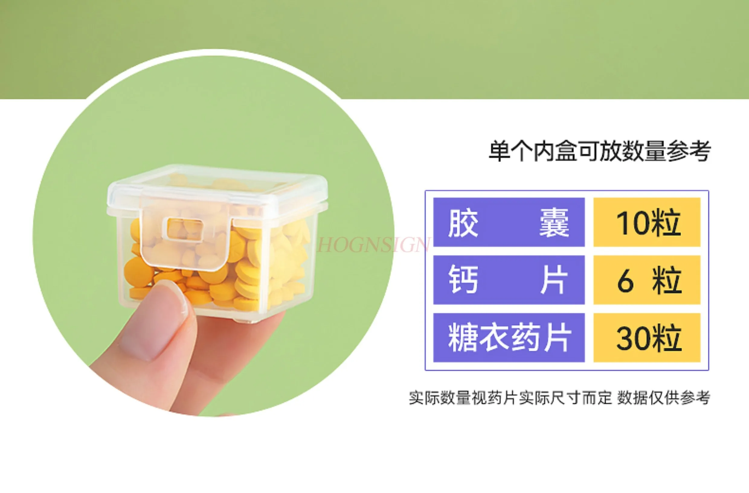 2 шт. коробка для лекарств портативная маленькая мини-коробка хранения таблеток