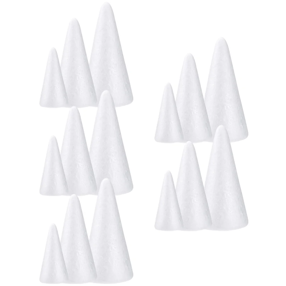 

Foam Cone Styrofoam Cones Tree Craft Christmas Diy Crafts Polystyrene Floral White Shapes Shaped Supplies Foams Toys Shape