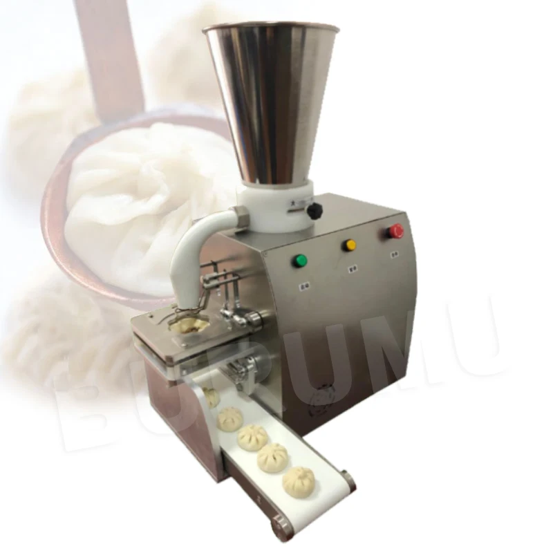 

Commercial Steamed Bun Momo Making Machine Automatic Dumpling Dim Sum Maker Machine
