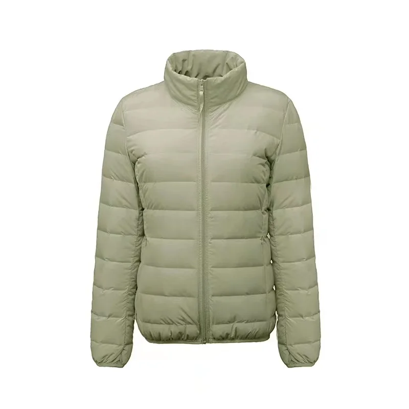 Women Winter Coat Autumn Ultralight 90% White Duck Down Jacket for Women Puffer Jacket Portable Outerwear Windproof Down Coat