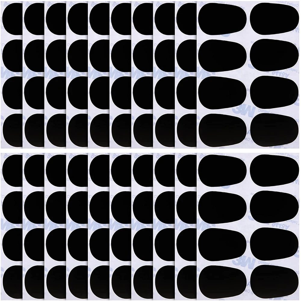 

160 pcs saxophone mouthpiece pad clarinet mouthpiece back pad saxophone mouthpiece patch pad rubber adhesive