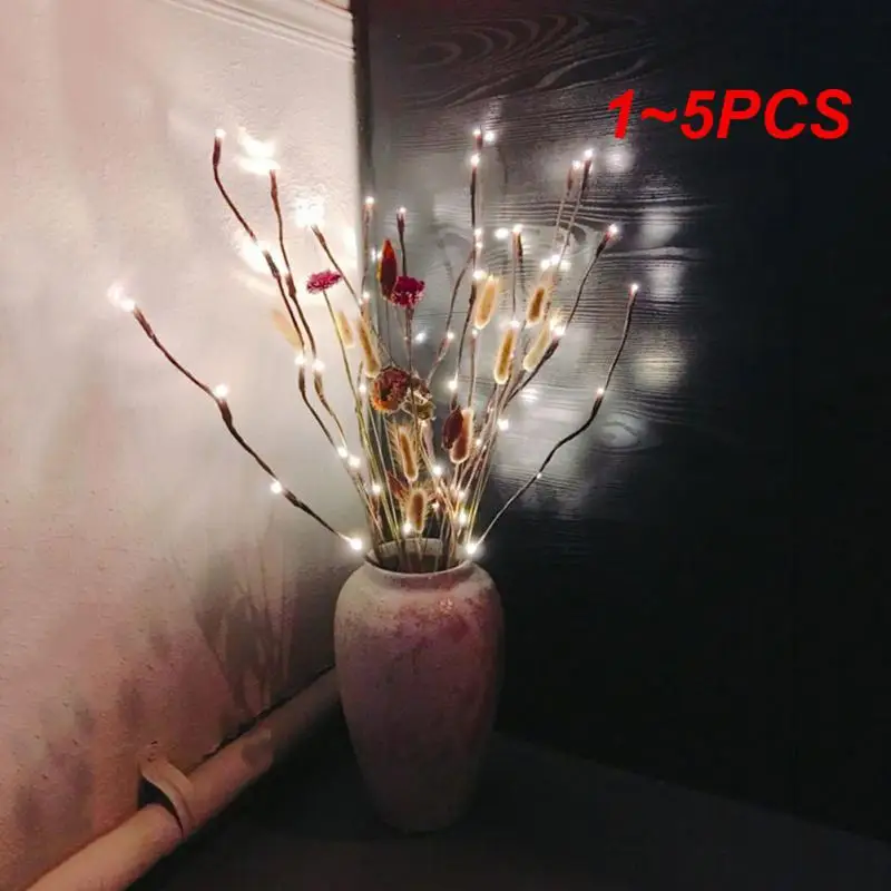 

1~5PCS Bulbs LED Branch Lights Decorative Lamp Natural Vase Filler Willow Lighted Branch Home Christmas Wedding Decorative