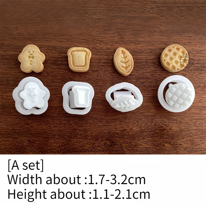 

Пластиковые формочки для печенья Cartoon, набор 1 шт.