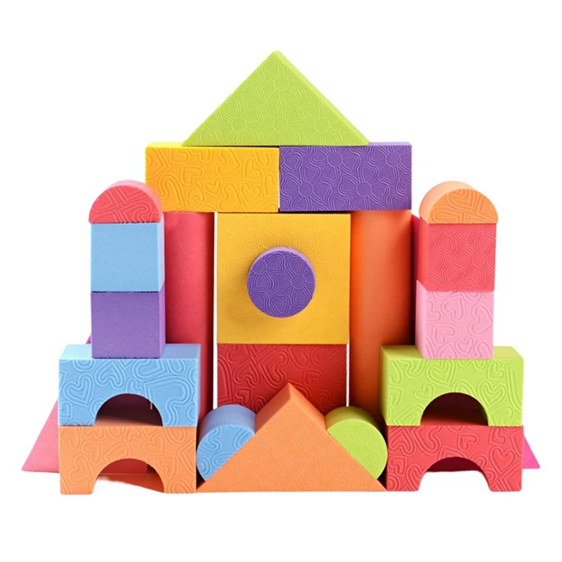 

Flexible Assembling Colorful Eva Foam Building Blocks, Small Children's Toys, Kindergarten Parent-Child Interactive Game