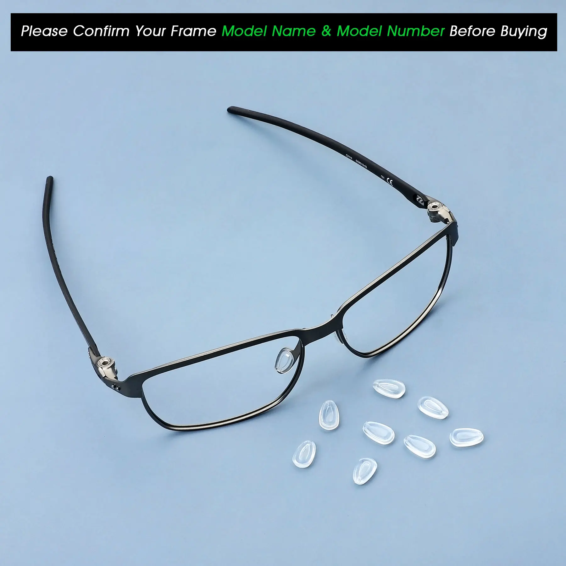 Замена резиновых носовых подушечек OOWLIT для солнцезащитных очков Oakley Carbon Blade