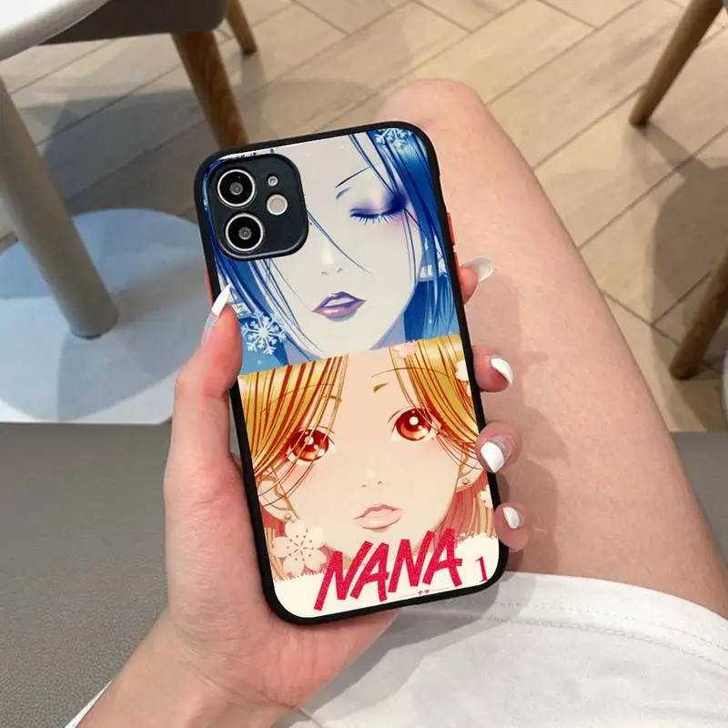 

Cartoon Anime Oosaki Nana Phone Case for iPhone 14 11 12 13 Mini Pro Max 8 7 Plus X XR XS MAX Translucent Matte Cover