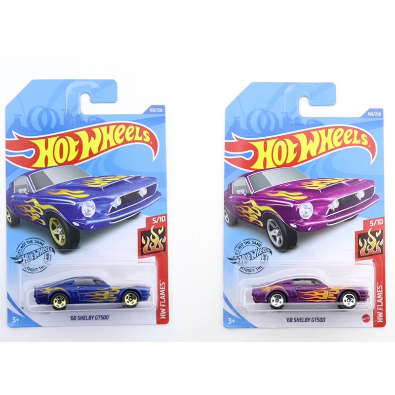 

2020-169 Original Hot Wheels Mini Alloy Coupe 68 SHELBY GT500 1/64 Metal Diecast Model Car Kids Toys Gift