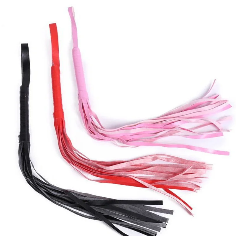 Черная/красная/Розовая/фиолетовая плетка из искусственной кожи 47 см 1