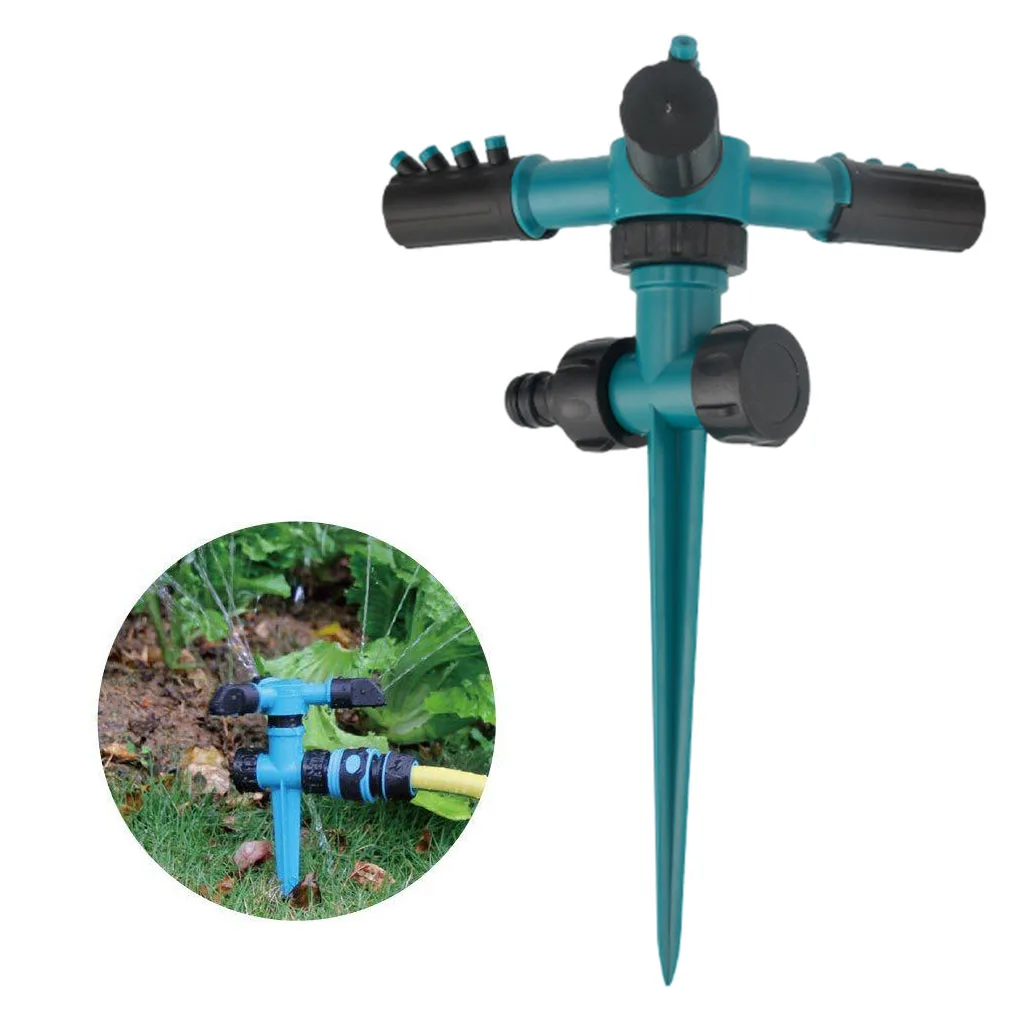 

Garden Water Sprinkler Nozzle 45-90° Spike Lawn Watering Irrigation Summer Flower Sprayer 360 Degree Rotating Watering Sprayer