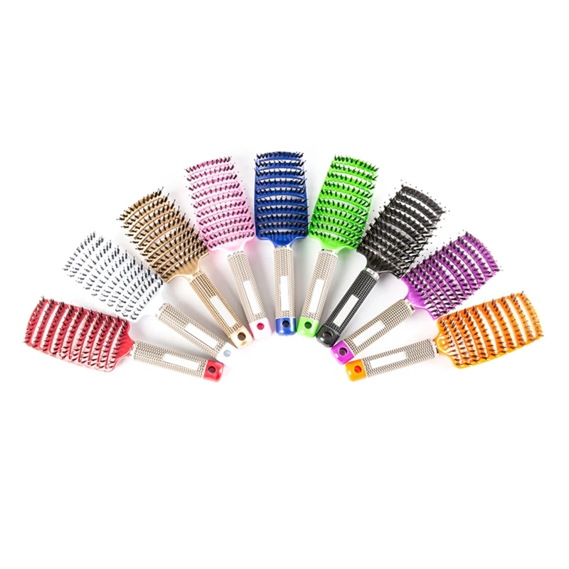 

2022 New Hair Scalp Massage Comb Women Wet Curly Detangle Hair Brush for Girls Salon Hairdressing Styling Tool