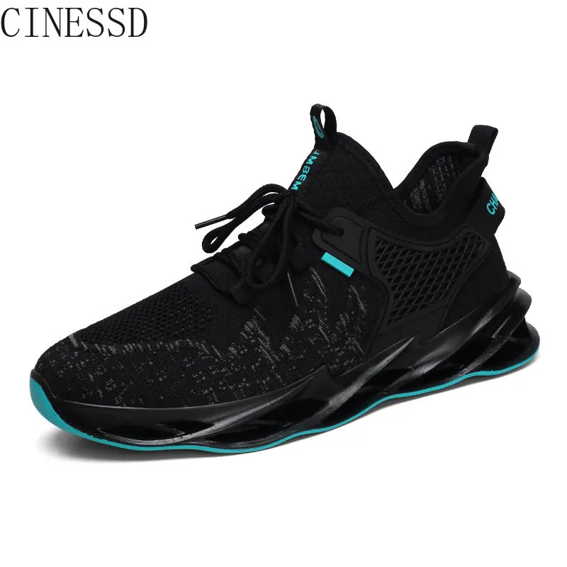 

2022 Autumn New Men's Shoes Breathable Lace up Running Shoes Trendy Casual Fashion Sneakers