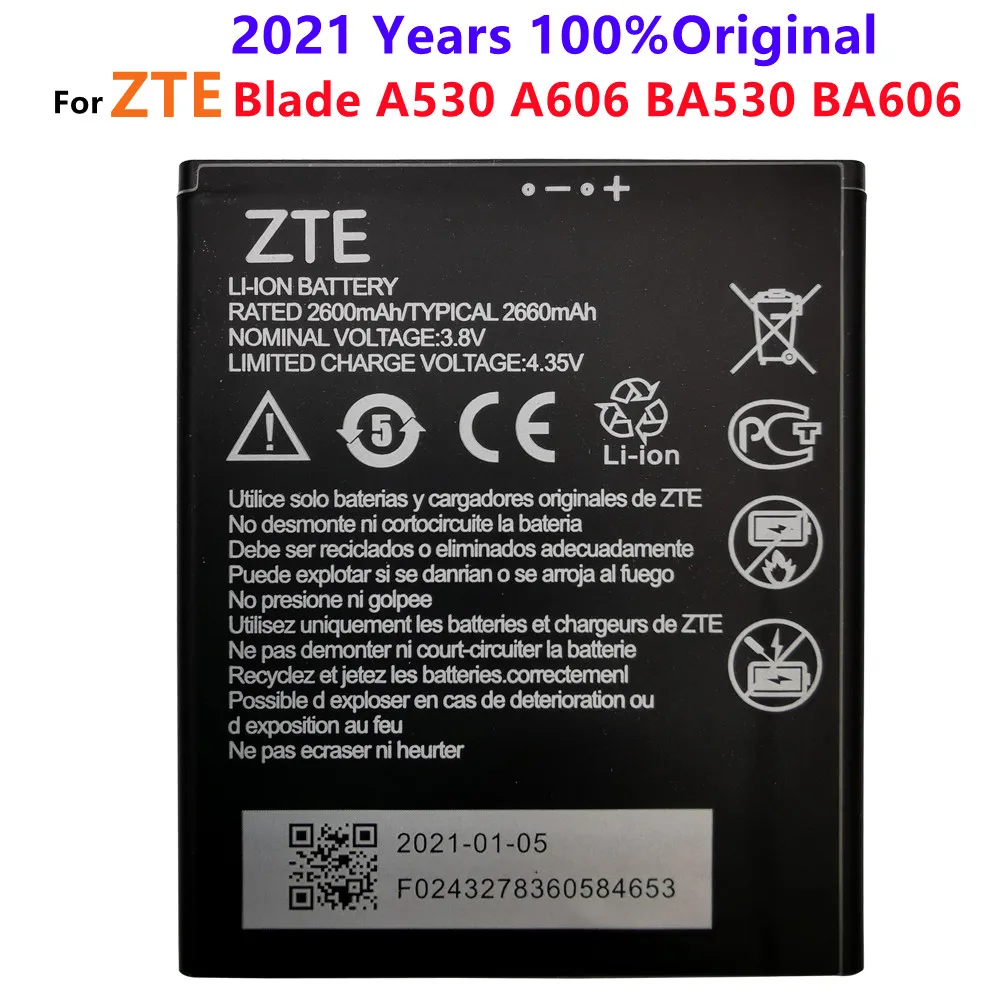 

New Original 2660mAh Li3826T43P4h705949 Battery For ZTE Blade A5 2019 / Blade A3 2020 Smart Mobile Phone Batteries