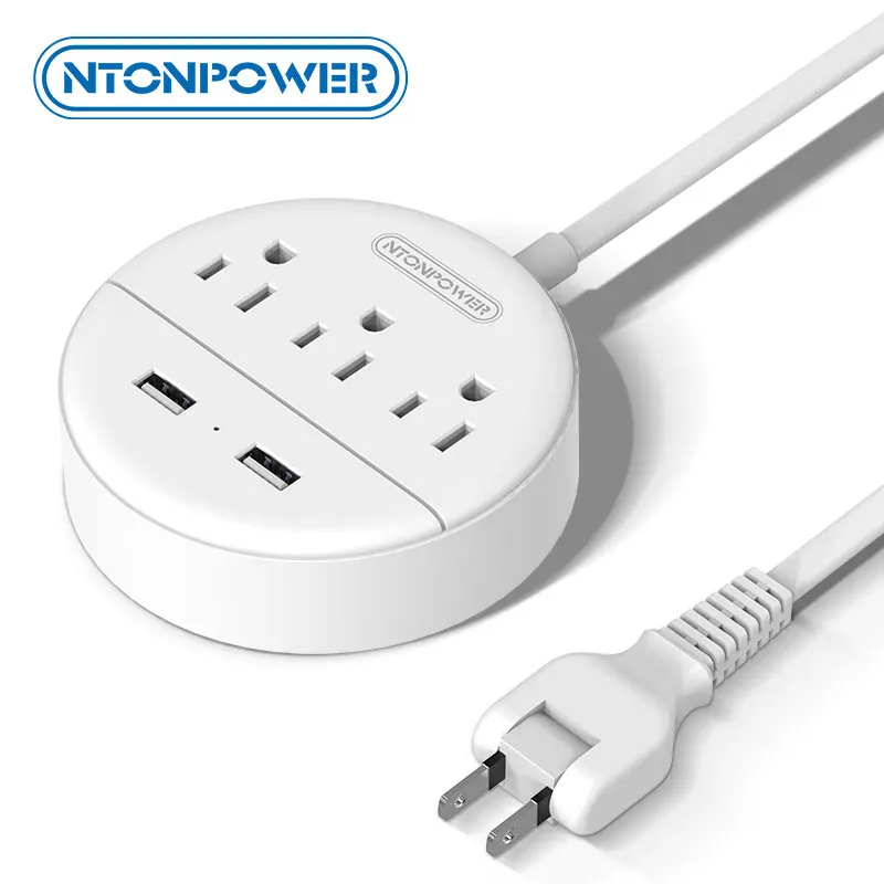 

Внешний аккумулятор NTON, 1,8 м, удлинитель, 3 переменного тока, 2usb, настенный удлинитель с вращающейся вилкой для бизнеса, путешествий, дома