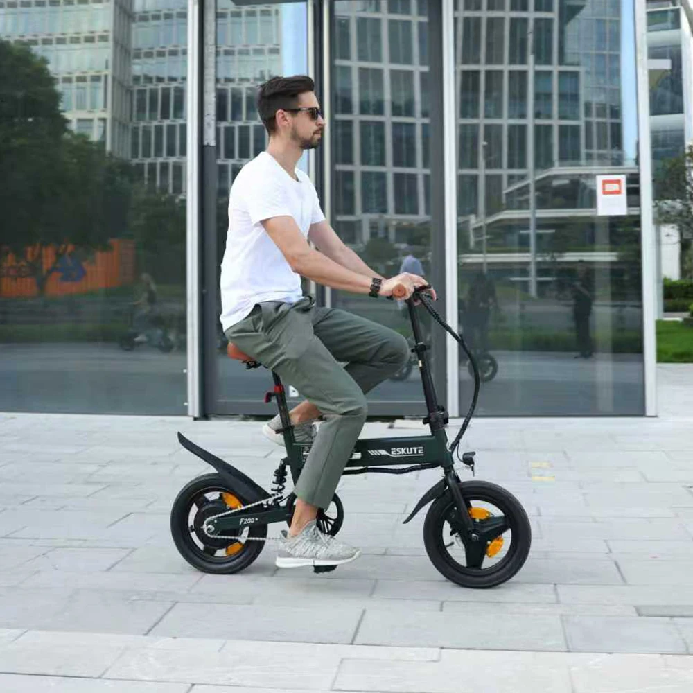 ESKUTE Ebike Электрический велосипед Складной 14-дюймовый складной электрический велосипед 250 Вт Складной электрический велосипед (art.: 3920d2940fe06) - 3920d2940fe06