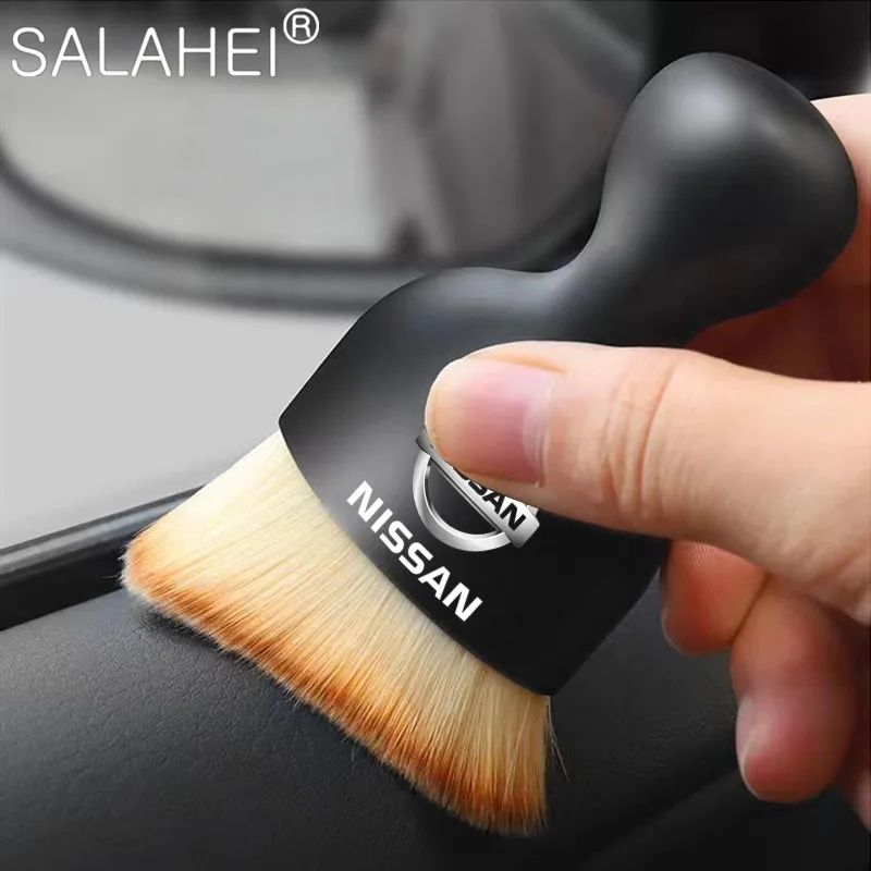 

Car Interior Cleaning Soft Brush For Nissan Juke Qashqai J11 J10 X-trail Note Tiida Nismo Car Cleaning Detail Tools Accessories