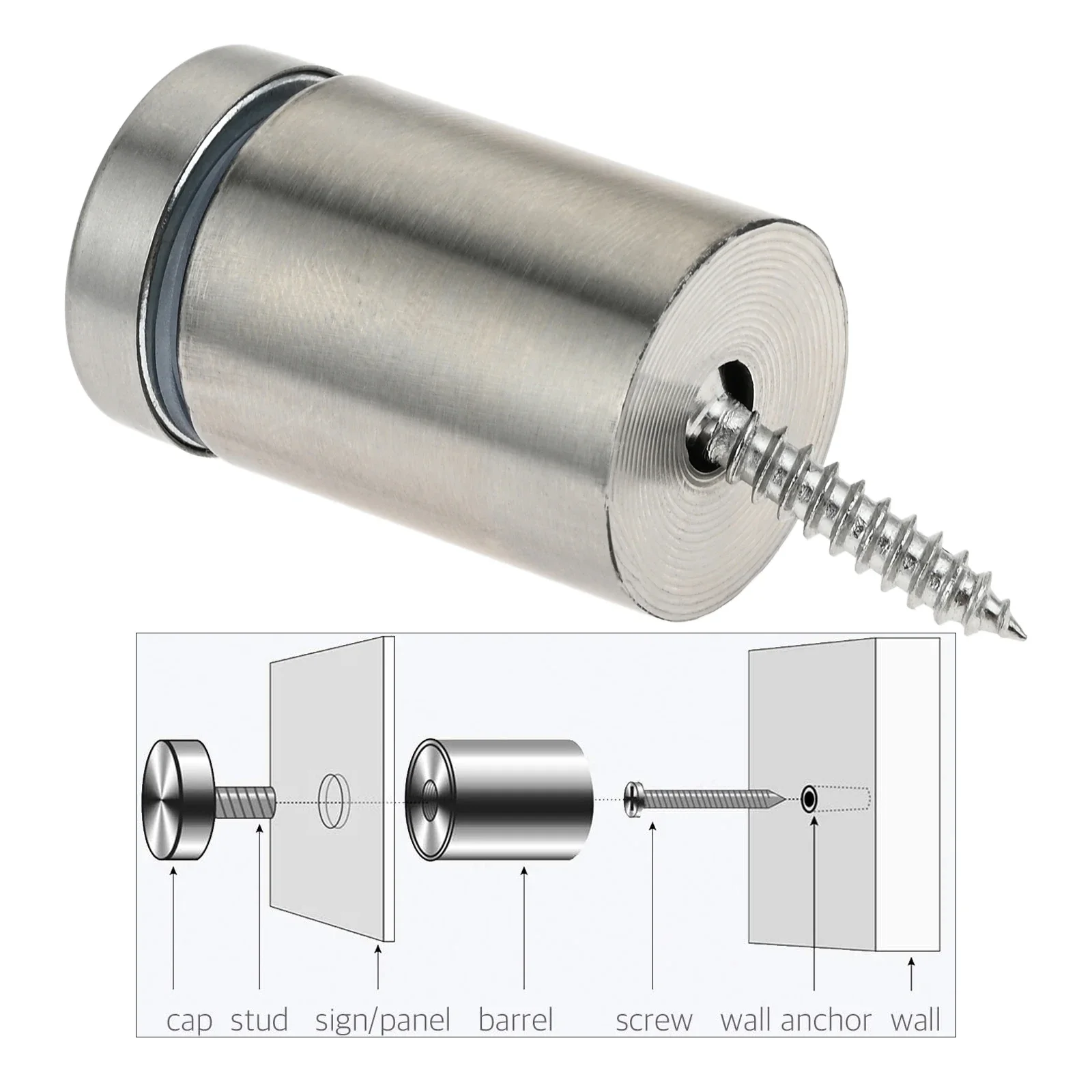 8 шт. стальные крепежные болты 19 х2 5 мм/30 мм