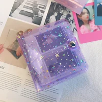 4060160 pockets laser star kpop card binder photocard holder for 3inch 2inch 1inch idol pictures collect book instax sleeve