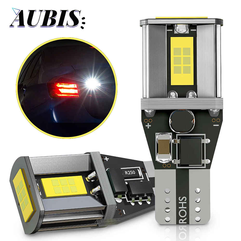 

2X T15 W16W Canbus Car LED Lights 921 912 LED Bulbs Car Reversing Lighting Auto Backup Light 12V Super Bright White 6000K Diode