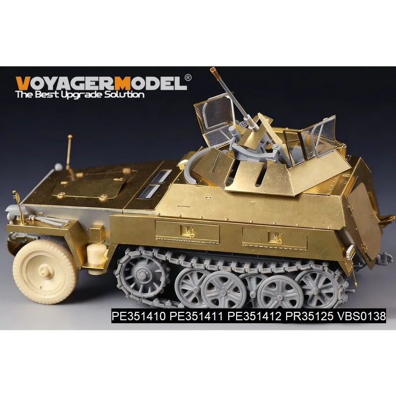 Voyager PE351411 135 WWII Sd.Kfz.250 NEU Набор для модернизации (ящики для хранения и брызговики) (для набора DRAGON) Фототравленые детали (без модели танка) (art.: 3920dad9d41fa) - 3920dad9d41fa