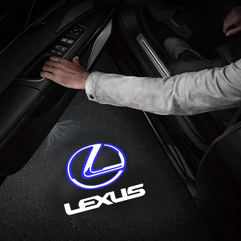 

Светодиодный дверной светильник с логотипом, проектор, лазерные лампы для Lexus ES250 ES300 350 RX300 LX450 LX470 LX570 RCF RC350 ES RX GX LS LX