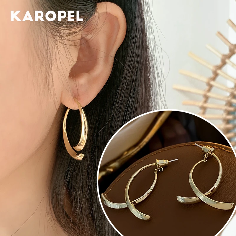 

Korean Hanging Drop Earrings For Women Fashion Vintage Geometric Za Earrings Trend Female Party Jewelry