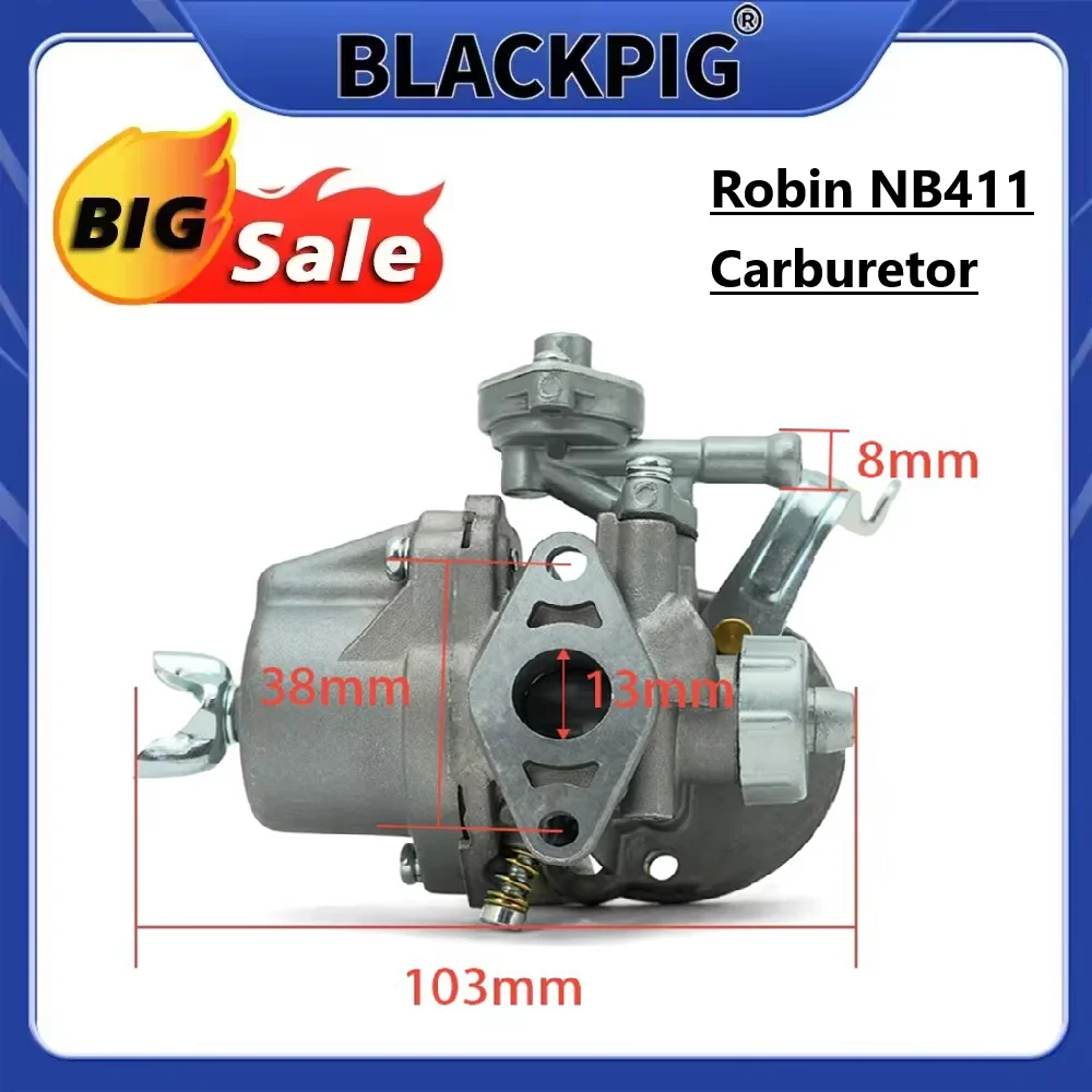 Robin NB411 CG411 RBC411 EC04 Карбюратор Триммер для травы Двигатель Мотоцикл BLACKPIG