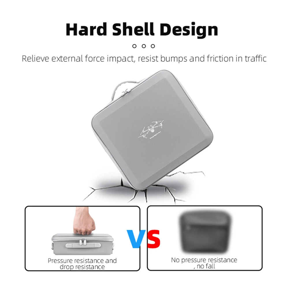 

Портативная Противоударная Защитная сумка для путешествий, Жесткий Чехол из искусственной кожи с защитой от царапин для DJI AIR 3, аксессуары для дрона