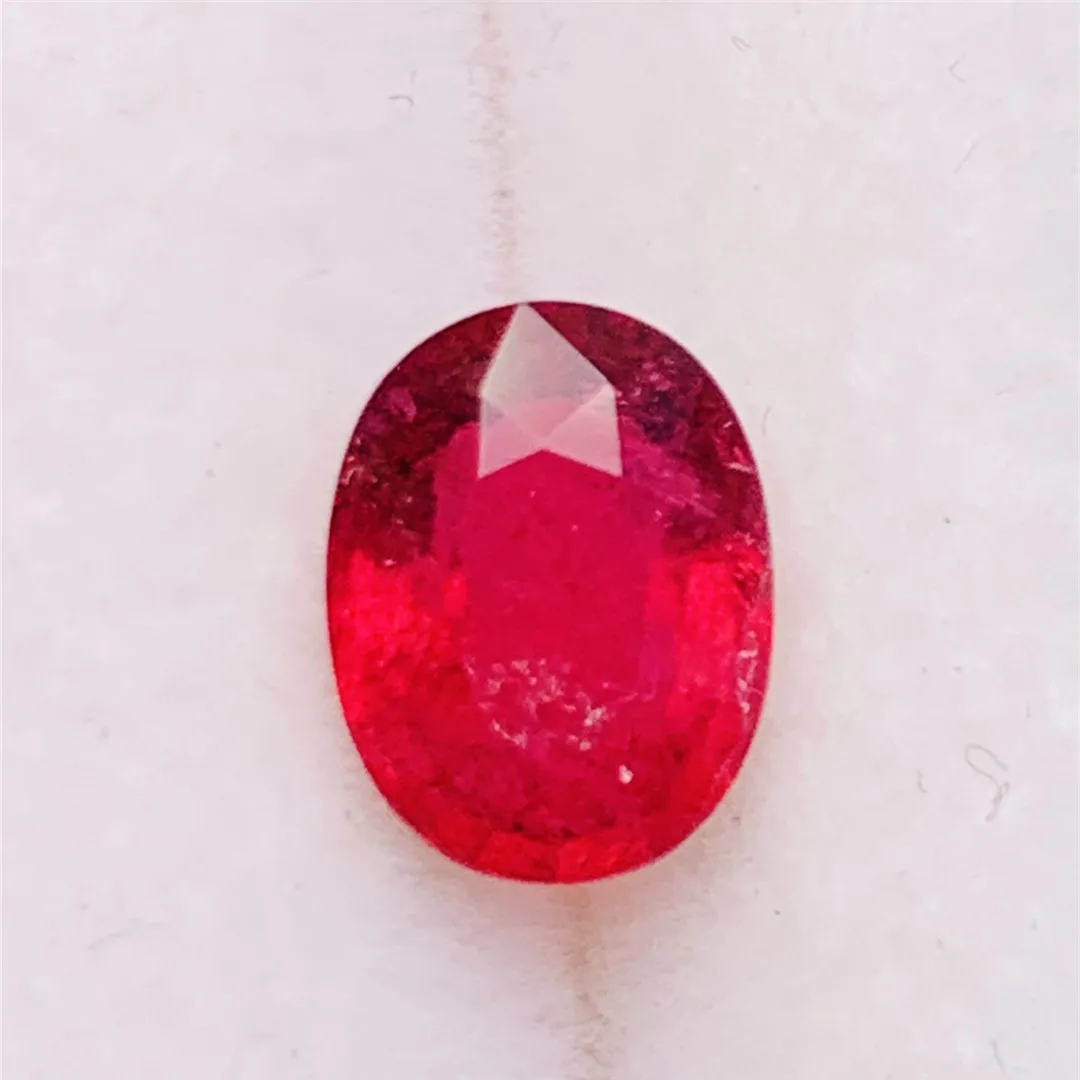 1Pcs/Lot Natural Loose Gemstone Oval Red DIY Material Valet Inlay Jewelry Man Woman Necklace Ring Bracelet